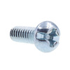 Prime-Line Machine Screw, Round, Phil/Sltd Comb Drive #2-56 X 1/4in Zinc Plated Steel 100PK 9002676